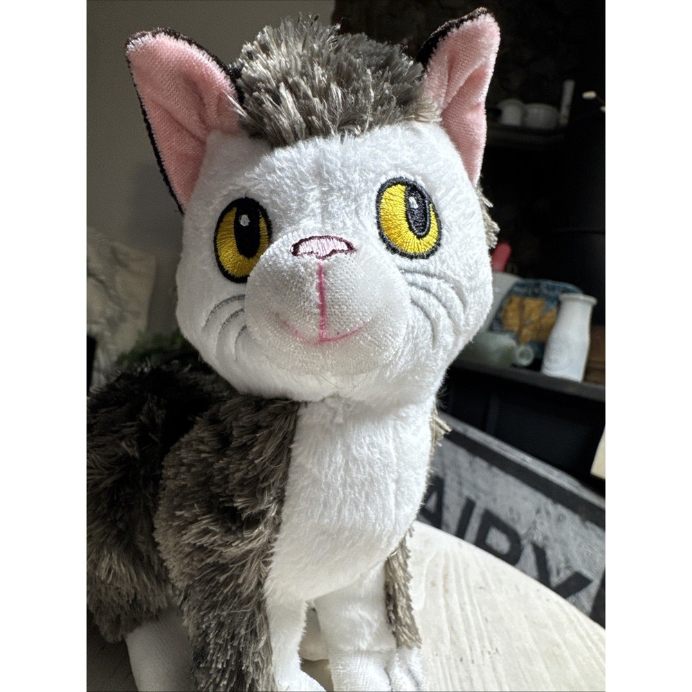 HTF YOTTOY Shy Little Kitten Plush Little Golden Books Gray White Cat 2017 Orig.